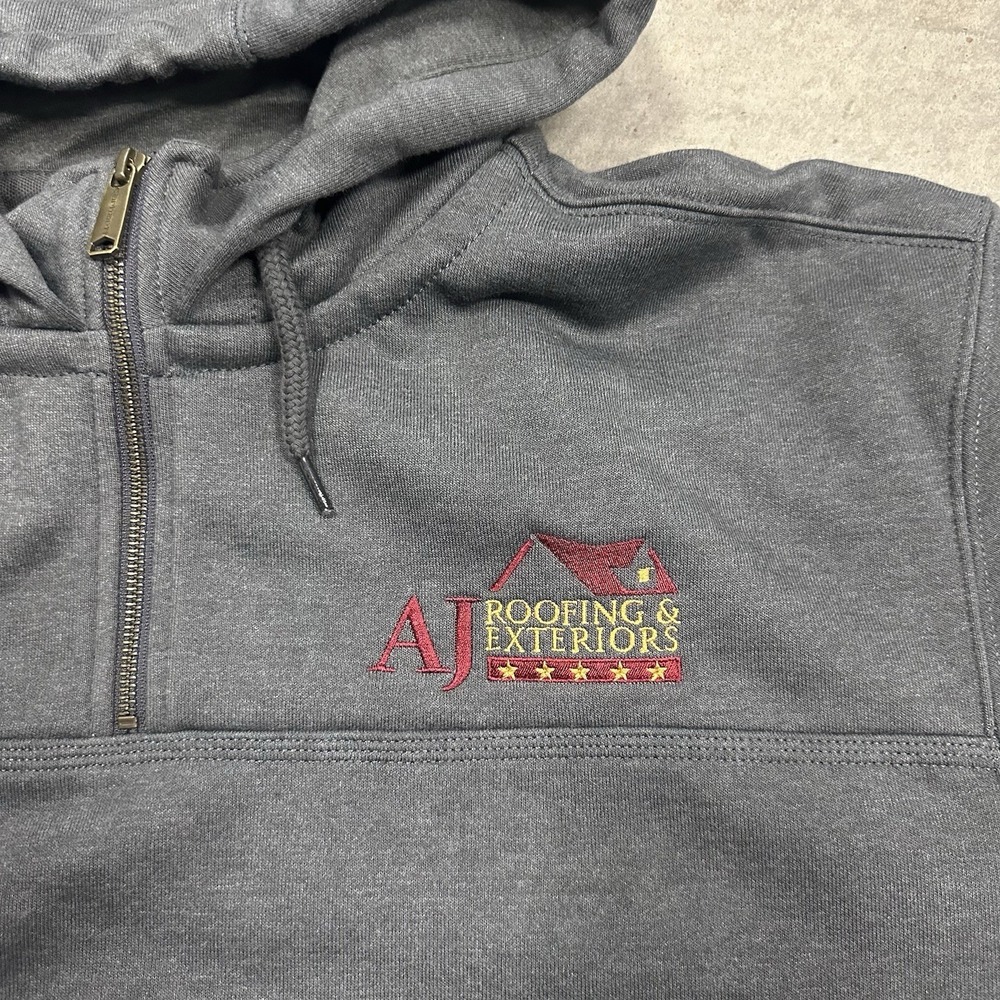 Carhartt Rain Defender Hoodie Mens 2XL Gray Sweatshirt Fleece Loose 100617 - Picture 8 of 8